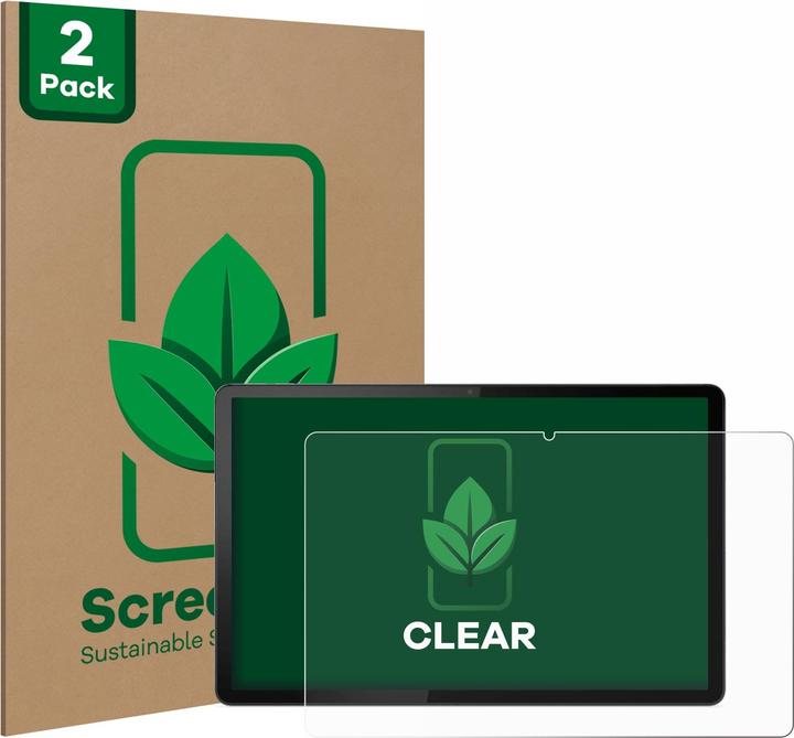 Produktbild ScreenLeaf Schutzfolie nachhaltiger Displayschutz Displayschutzfolie Folie Klar Transparent (2 Stück, Tab P11)