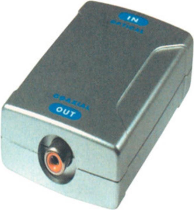 Image du produit Shiverpeaks Convertisseur coupleur Toslink/coupleur RCA (OC 69120)