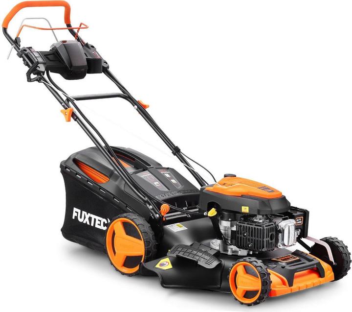 Produktbild Fuxtec Benzin-Rasenmäher mit Elektrostarter zipgo® (Akkubetrieb)