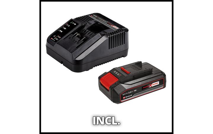 Immagine prodotto Einhell GE-CT 18 Li (1x 2,5Ah) Akku-Rasentrimmer Akku Akku-Rasentrimmer Einstel (Coltelli plastica)