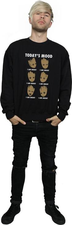 Actual product image Mens Guardians Of The Galaxy Groot Today's Mood Sweatshirt (S)