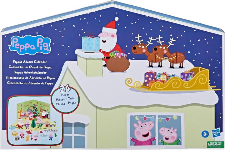 Actual product image Hasbro Peppa's advent calendar with 24 surprise toys and stickers, children's toys