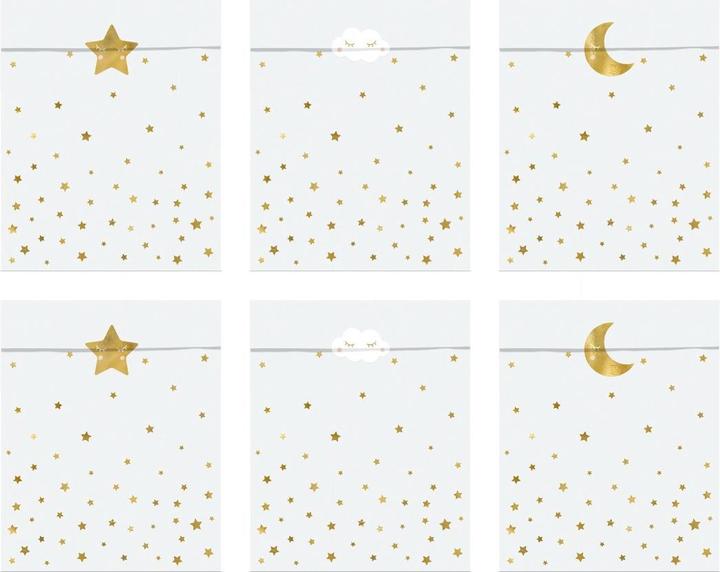 Produktbild Partydeco Bonbontüte - Little Star (6 Stk)