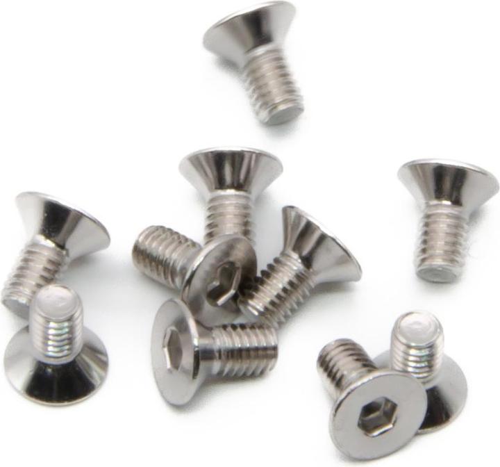 Immagine prodotto Purecrea 10 pezzi Set di viti a testa svasata M3x6mm in acciaio inox