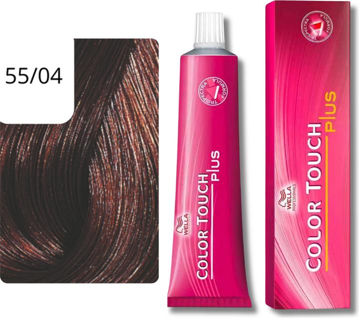 Image du produit Wella Colour Touch Plus (55/04 brun clair brun intense naturel-rouge intense)
