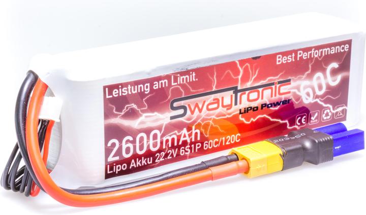 Image du produit Swaytronic Sway-El 6S (22.20 V, 2600 mAh)