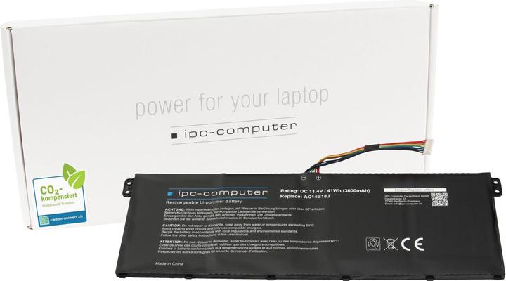 Actual product image IPC KT.0030G.017 (3 Cells, 3600 mAh)
