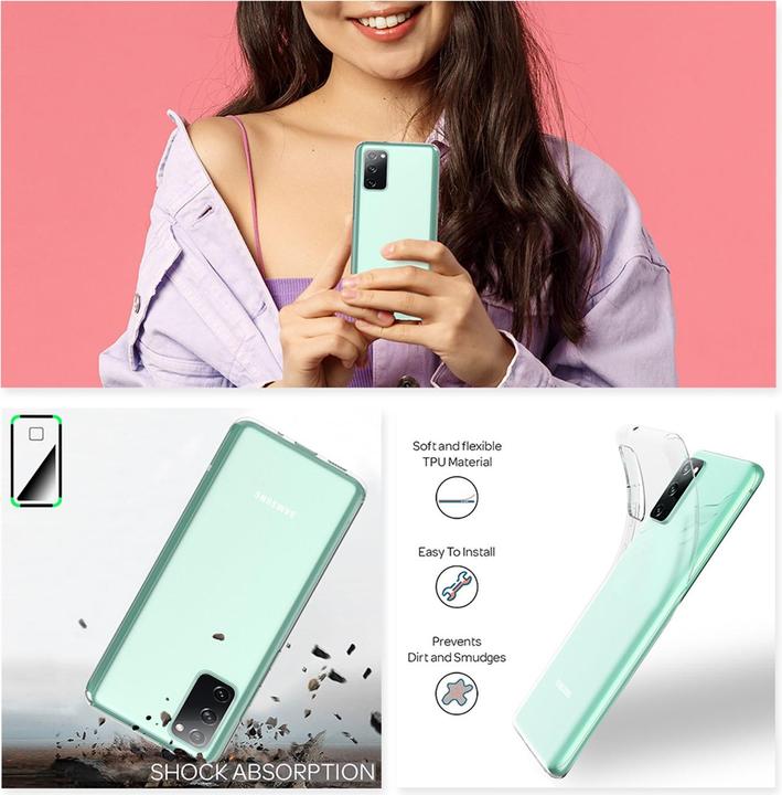 Actual product image Nalia Silicone cover (Samsung Galaxy S20 FE)