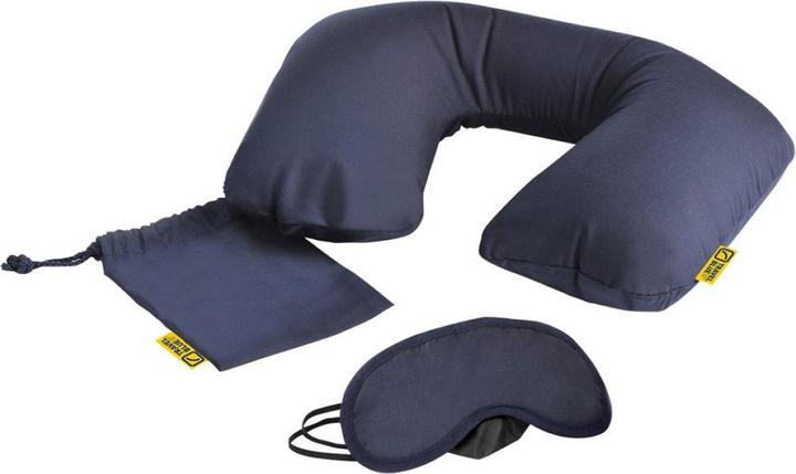 Travel Blue Mikroperlen Set (Kopf- & Nackenkissen)