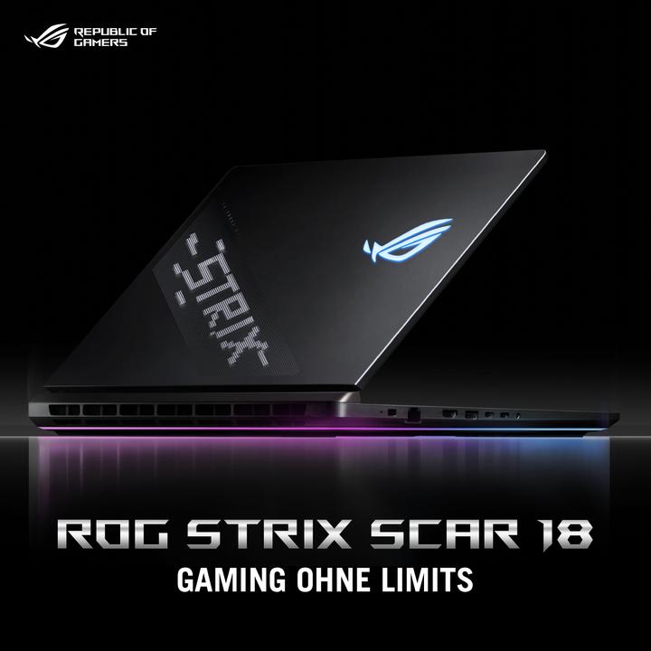 Image du produit ASUS ROG Strix Scar 18 RTX 5090 (18", Intel Core Ultra 9 275HX, 8.59 Go, 1000 Go, DE)