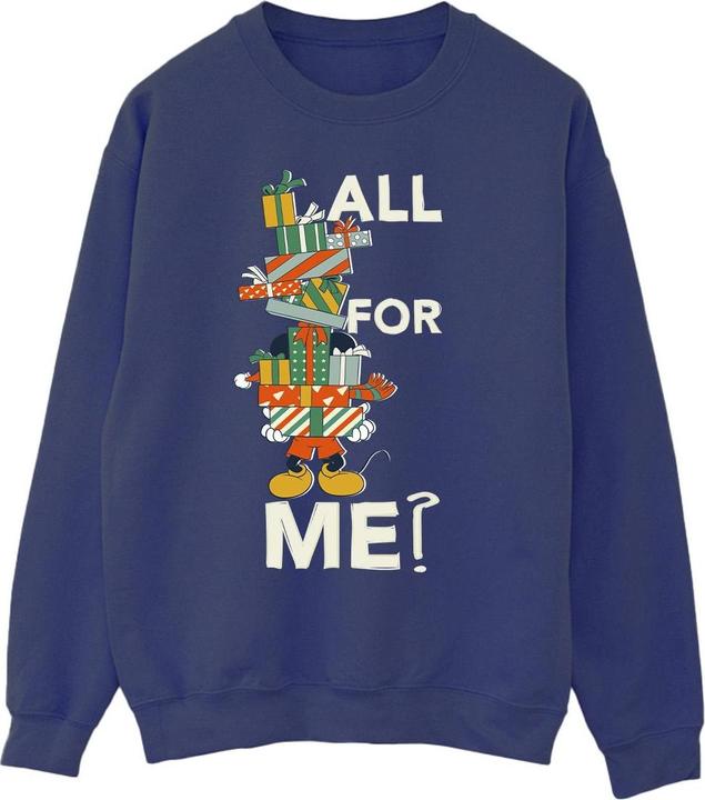 Disney Mickey Mouse Presents All For Me Sweatshirt (L)