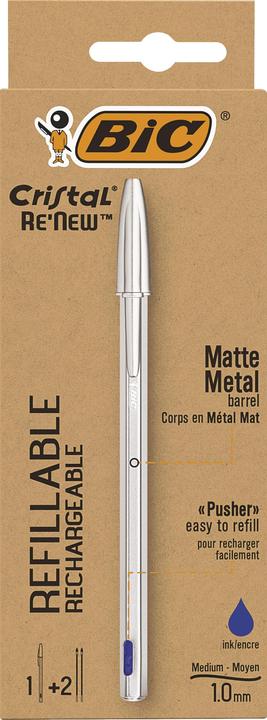 Actual product image Bic CRYSTAL - ball pen (Blue, 1 x)