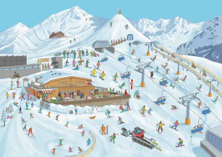 Produktbild Unser MAYRHOFEN IM ZILLERTAL Wimmelbuch (Deutsch, Josef Hammen, 2023)