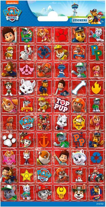 Image du produit Paw Patrol Planche d'autocollants