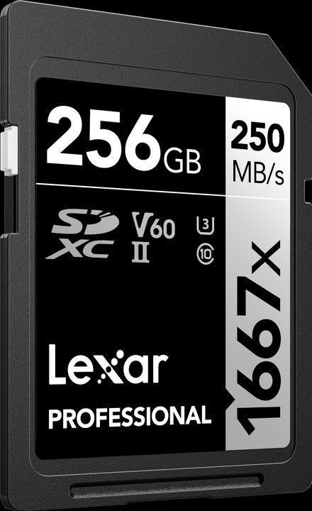 Image du produit Lexar Professionnel 1667x (256 Go, SDXC, U3, UHS-II)