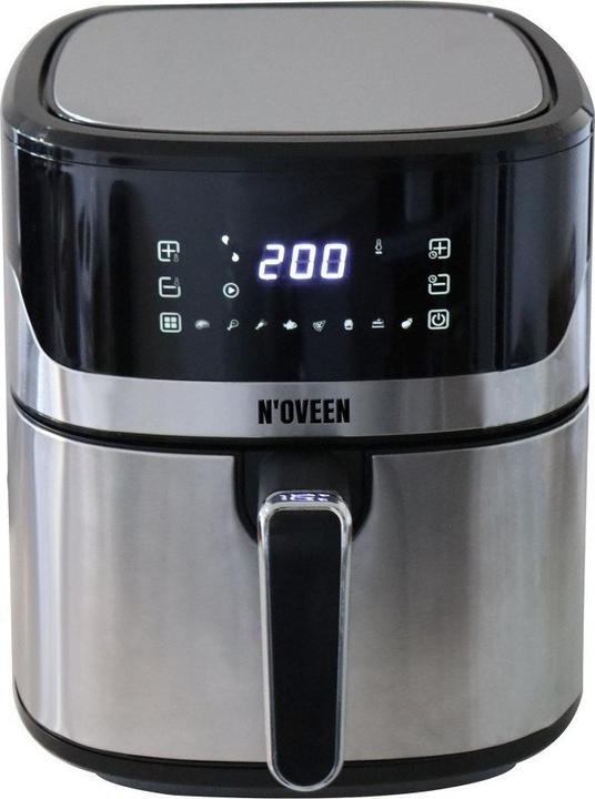 Actual product image Noveen Hot air fryer AF550 6 5 l 1600 W Black Silver