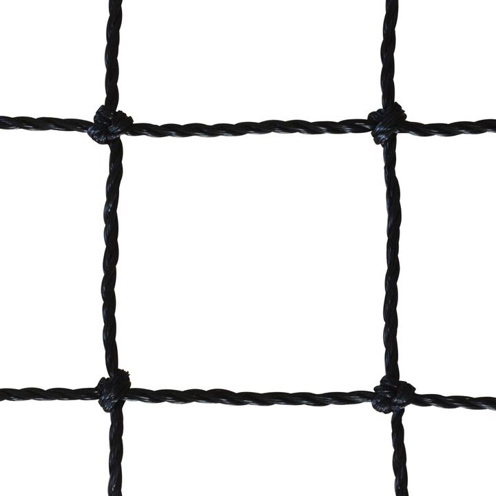 Actual product image Sporti 2mm 45 mesh double-stranded wired tennis net on 6 rows