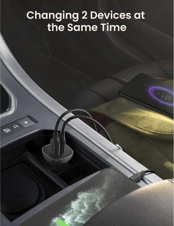Actual product image Ugreen Car Charger