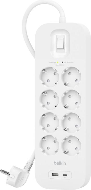 Produktbild Belkin Surgemaster Überspannungsschutz (8 x, 2 m)