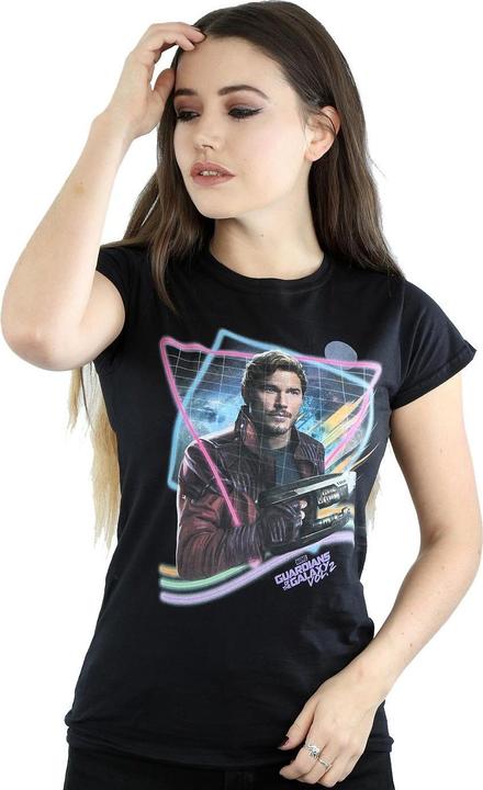 Guardians Of The Galaxy Neon Star Lord TShirt (S)