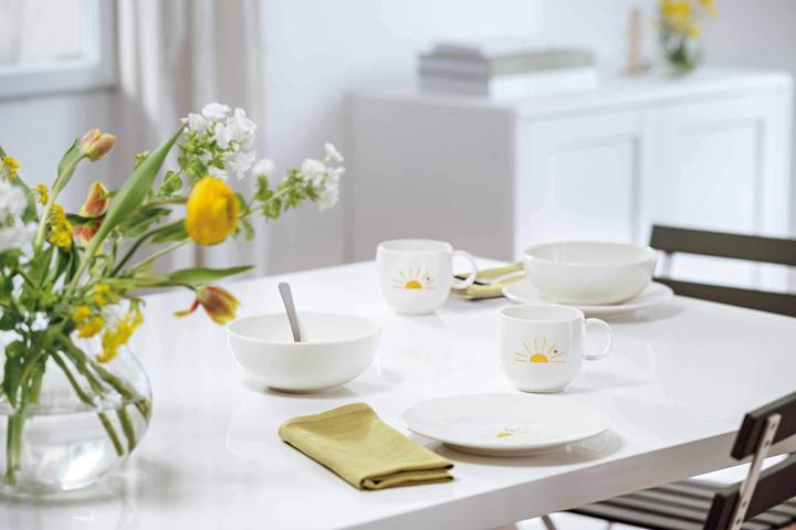 Actual product image Villeroy & Boch With Love breakfast plate Hello Sunshine (6 x, 21.20 cm)