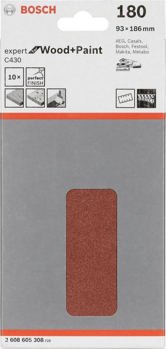 Actual product image Bosch Professional Zubehör Expert for Wood and Paint (180)