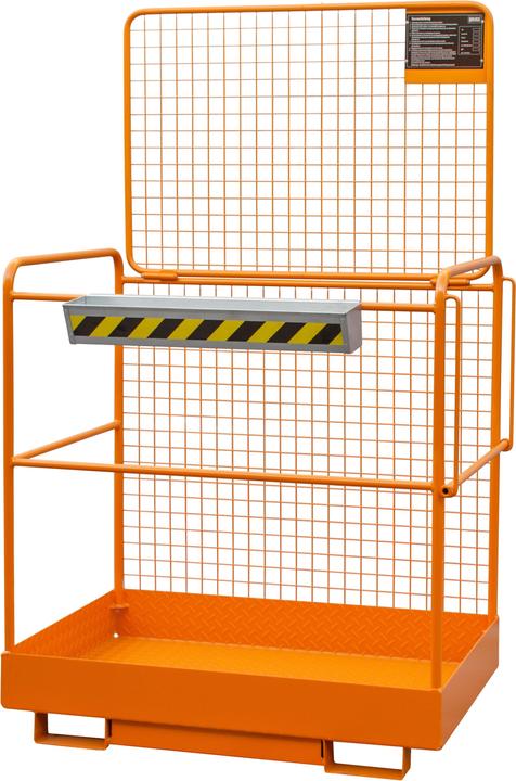 Produktbild Bauer Südlohn Bauer Sicherheitskorb für Arbeitsbühne SIKO G 1040 x 1230 mm Gelborange (300 kg)