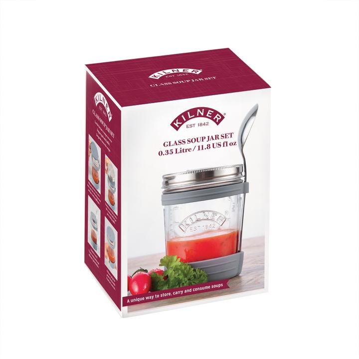 Produktbild Kilner Suppenbehälter 0.35 l Transparent Grau