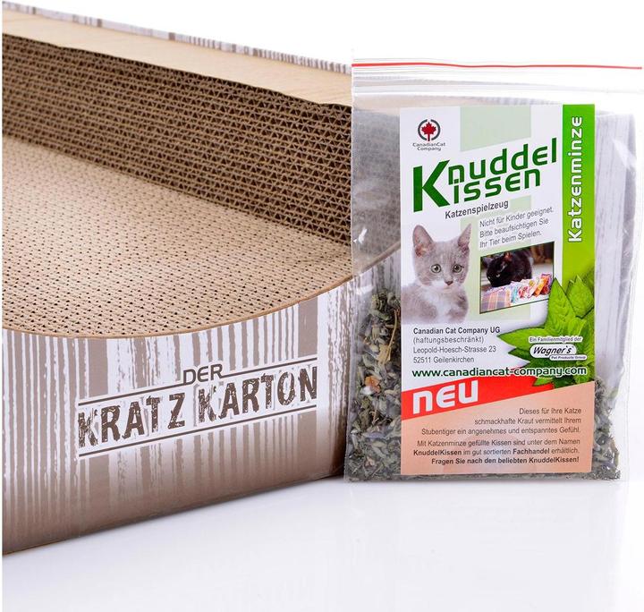 Produktbild CanadianCat Kratzkarton 34x56x12cm (12 cm, Braun)