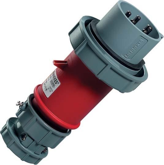 Actual product image Mennekes MEN 3853 CEEFORM Plug POWERTOP 5x32A 6h 400V IP67 (CEE 32/3)