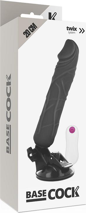 Immagine prodotto Basecock Vibratore Realistico Telecomandato Nero 20 cm