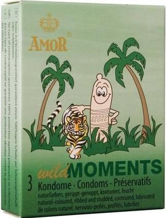 Immagine prodotto Amor Wild Moments" 3 profilattici sagomati con scanalature e nodi (3 pz.)