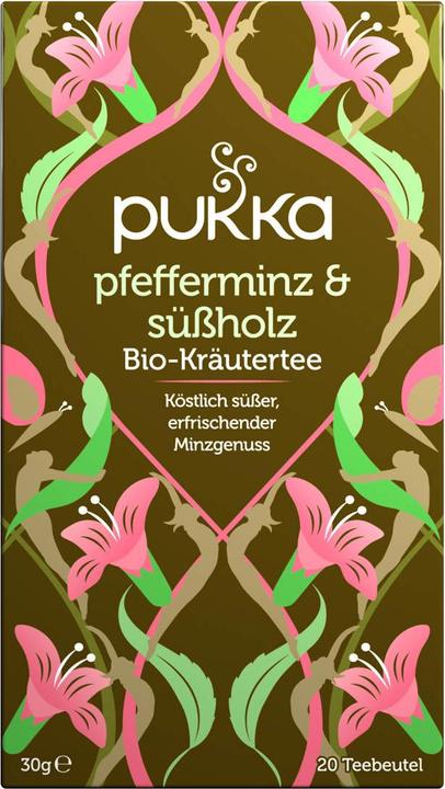 Image du produit Pukka Thé à la menthe poivrée et à la réglisse (30 g)