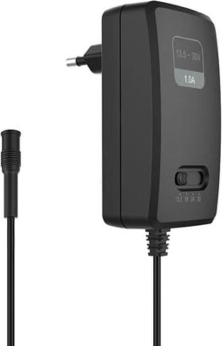 Velleman STECKERNETZTEIL - EINSTELLBAR - 13,5 TO 30 VDC - 30 W - 1 A max.