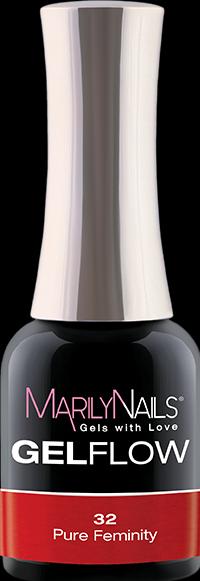 Immagine prodotto Marily Nails GELFLOW - 32 Femminilità pura (Smalto per unghie effetto gel)