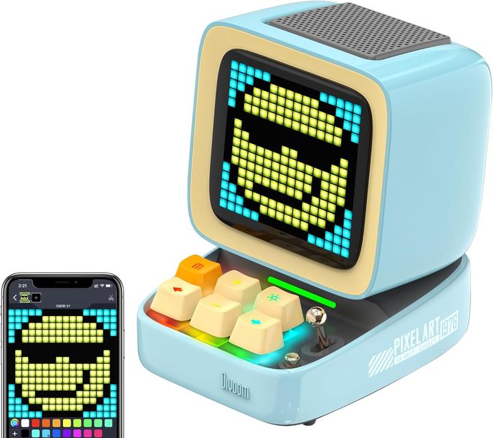 Produktbild Divoom Pixel Art Bluetooth-Lautsprecher (Akkubetrieb)