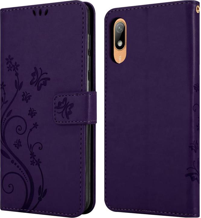 Actual product image Cadorabo Flower Book Cover (Huawei Y6 Pro)