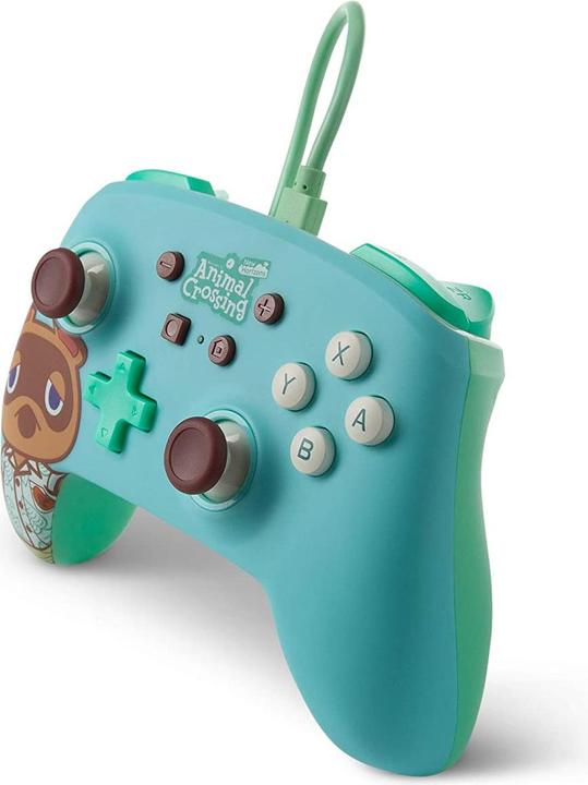 Produktbild PowerA Pro Controller con filo - Animal Crossing - Tom Nook (Switch)