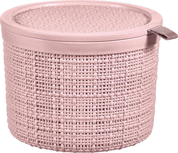 Produktbild Curver Koszyk Okrągły Z Przykrywką 2l /Pudrowy Róż (5 x)