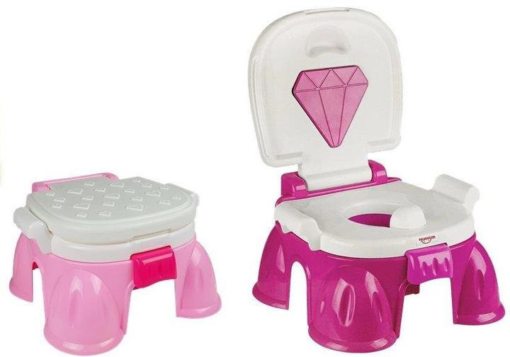 Image du produit Lean Toys Pot rose avec losange pour les tout-petits