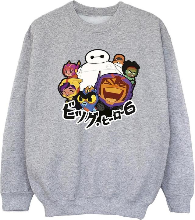 Disney Big Hero 6 Baymax Group Manga Sweatshirt Mädchen