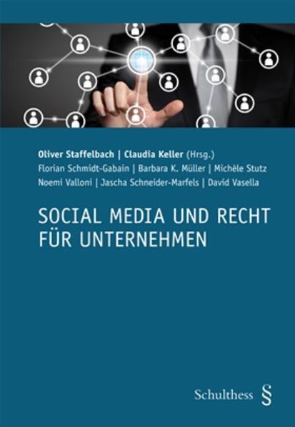 Produktbild Social Media und Recht für Unternehmen (Deutsch, Claudia Keller, 2015)