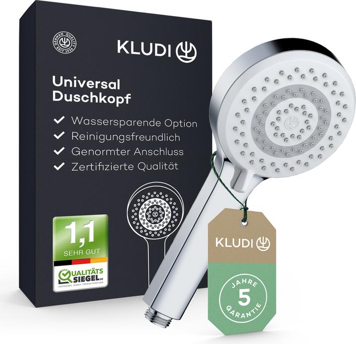 Kludi X1 Duschkopf (3 Strahlarten, 15 l/min)