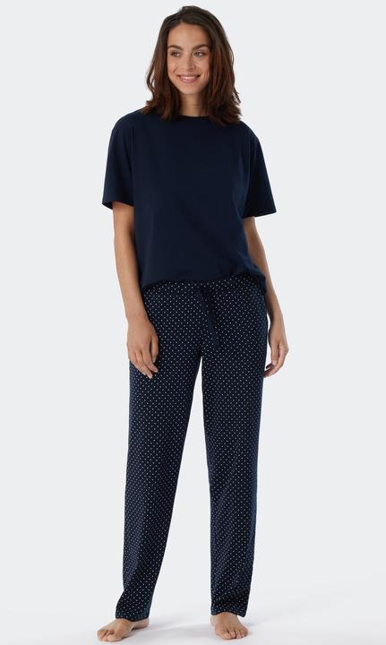 Produktbild Schiesser Mix & Relax Organic Cotton Schlafanzug Hose lang (40)