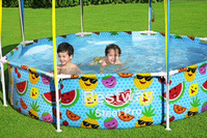 Produktbild Bestway Steel Pro Pool mit UV-Sonnenschutz