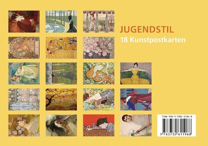 Produktbild Postkarten-Set Jugendstil (18 Stk.)