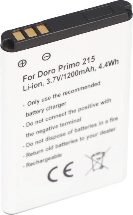 Actual product image AccuCell Battery Doro Primo 215, PhoneEasy 332, PhoneEasy 332GSM, Primo 215, Primo 405 Hisense CS668