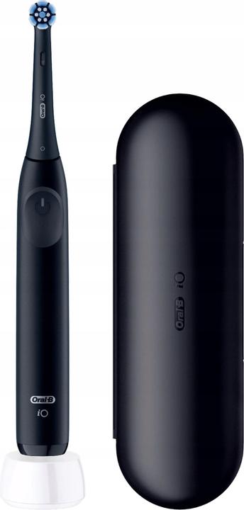 Actual product image Braun iOS2.1D9.2K Night Black + travel case (Oscillating toothbrush)