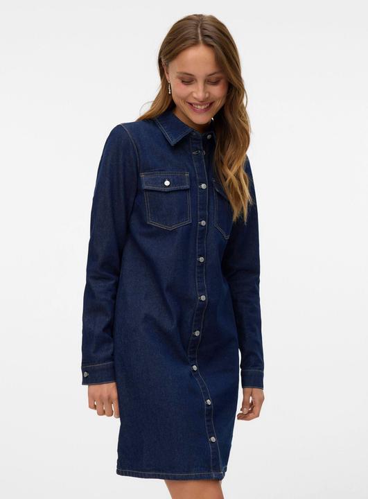 Produktbild Vero Moda VMJENNIE Kurzes Kleid Jeanskleid (XS)