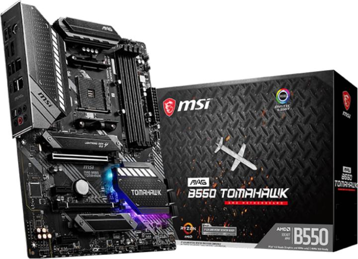 Produktbild MSI MAG B550 TOMAHAWK (AM4, AMD B550, ATX)